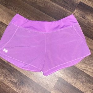 Purple Under Armour Running Shorts